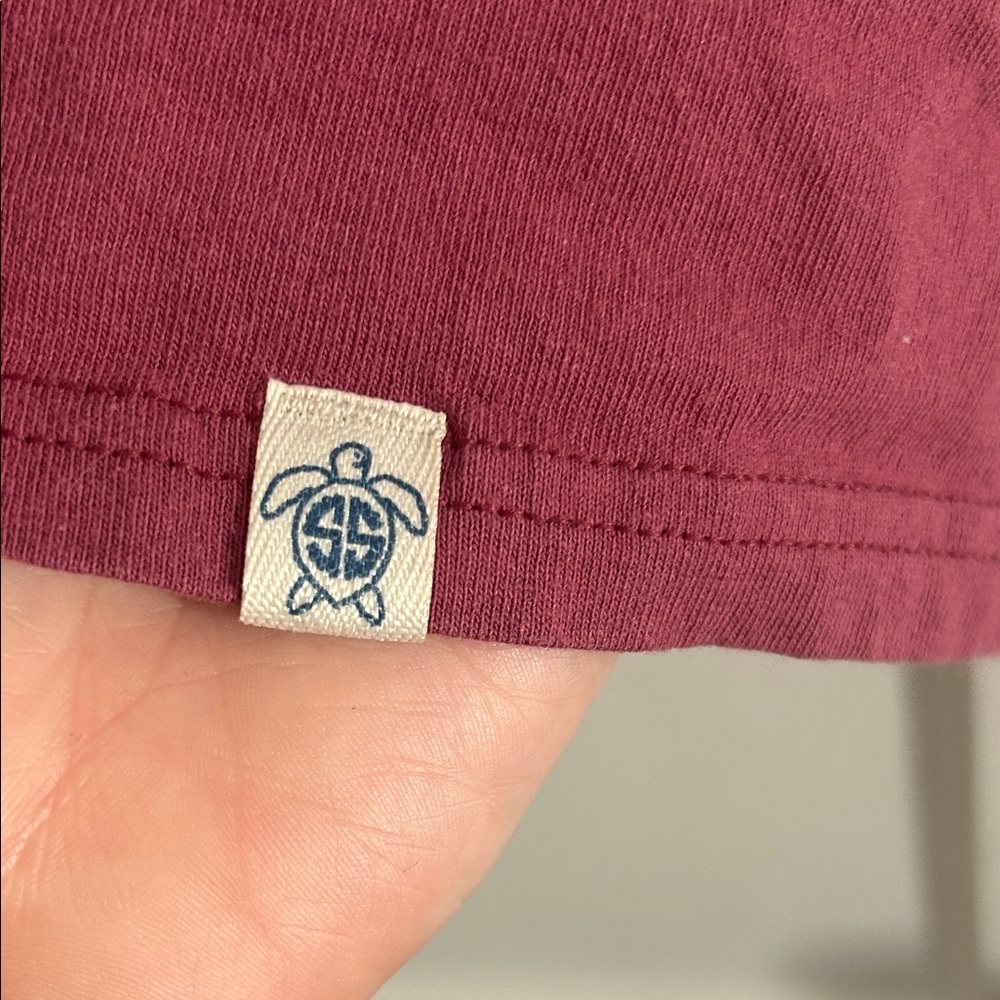 Simply Southern Men's Maroon Long Sleeve Shirt - Picture 6 of 7